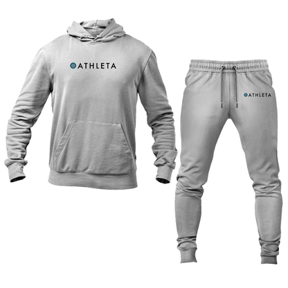 Men's Athleta Logo Hoodie Joggers Set