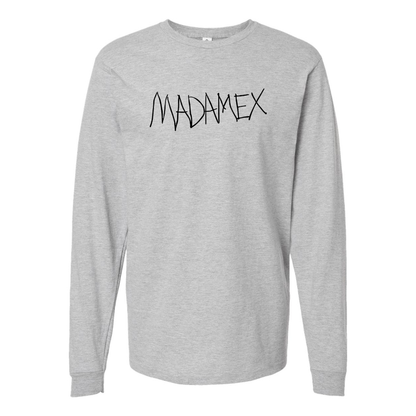Men's Madonna  Logo Cotton Long Sleeve T-Shirt