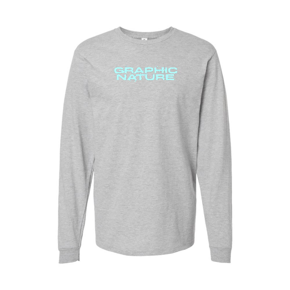 Youth Graphic Nature Logo Cotton Long Sleeve T-Shirt