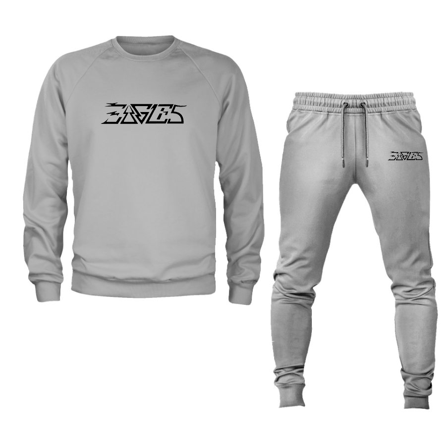 Men's Eagles Crewneck Sweatshirt Joggers Suit