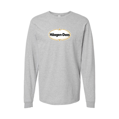 Youth Haagen Dazs Logo Cotton Long Sleeve T-Shirt