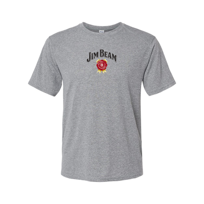 Men's Jim Beam Logo Polyester T-Shirt