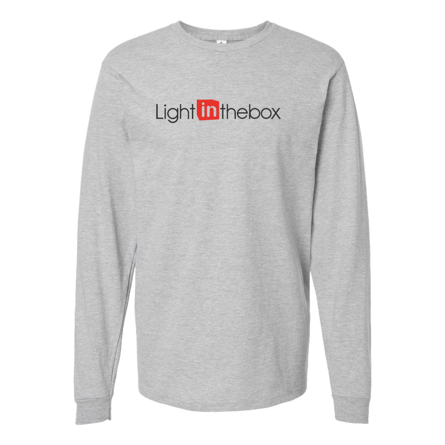 Men's Lightinthebox  Logo Cotton Long Sleeve T-Shirt