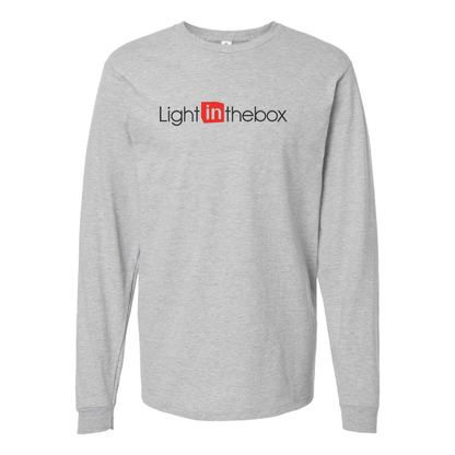 Men's Lightinthebox  Logo Cotton Long Sleeve T-Shirt