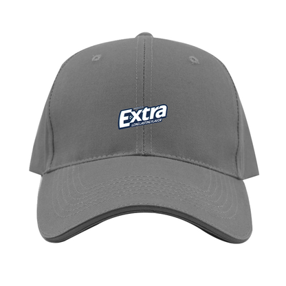 Extra Gum Logo  Dad Baseball Cap Hat