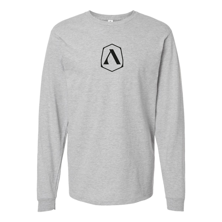 Men's Adamastor  Logo Cotton Long Sleeve T-Shirt