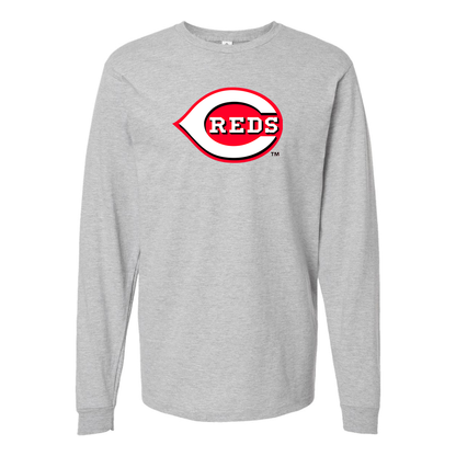 Youth Cincinnati Reds Logo Long sleeves