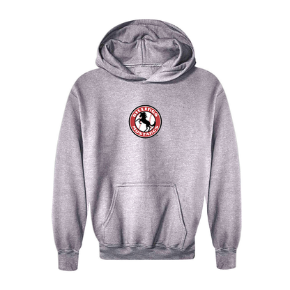 Youth Billings Mustangs Logo Pullover Hoodie