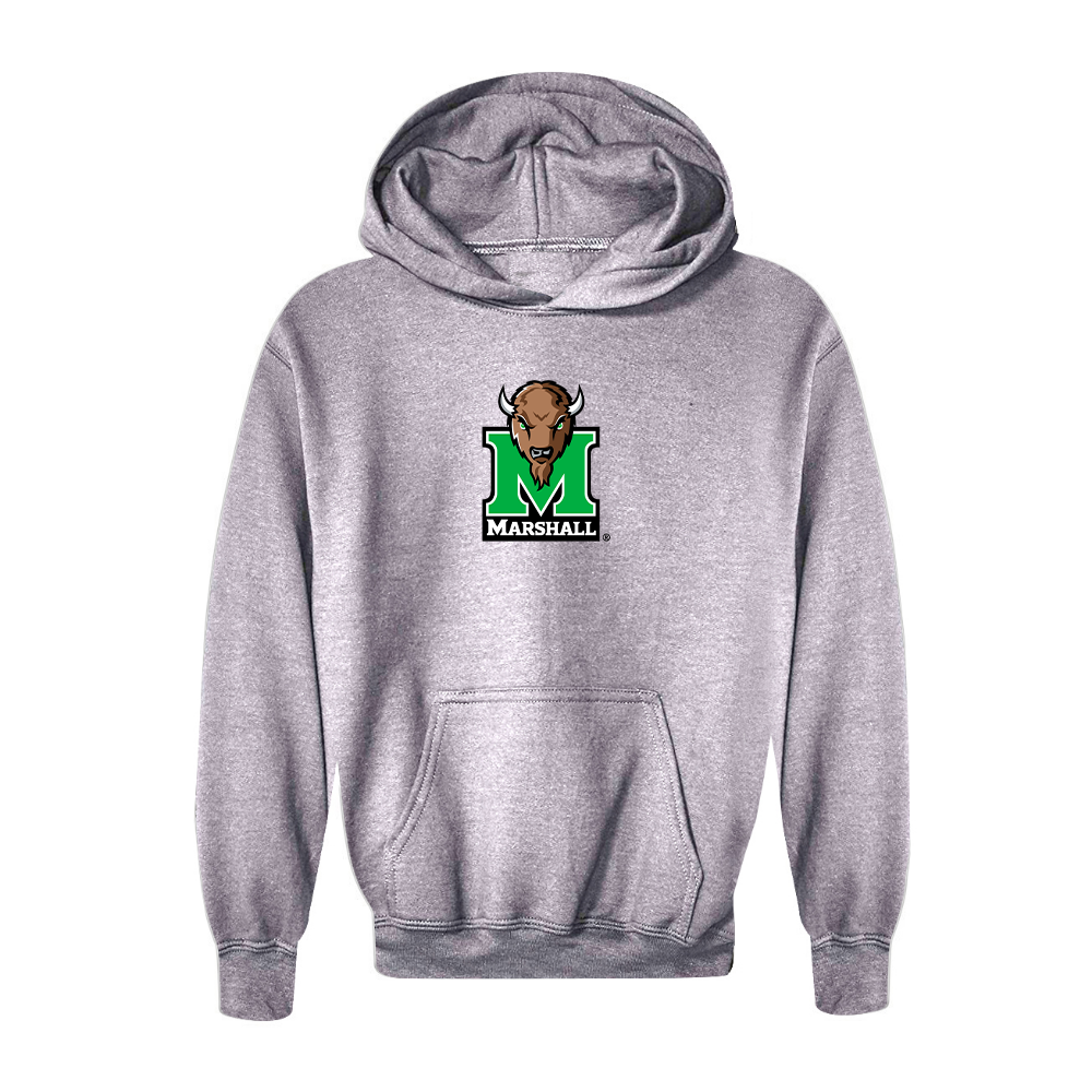 Youth Marshall Thundering Herd Logo Pullover Hoodie