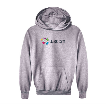 Youth Wacom  Logo  Pullover Hoodie