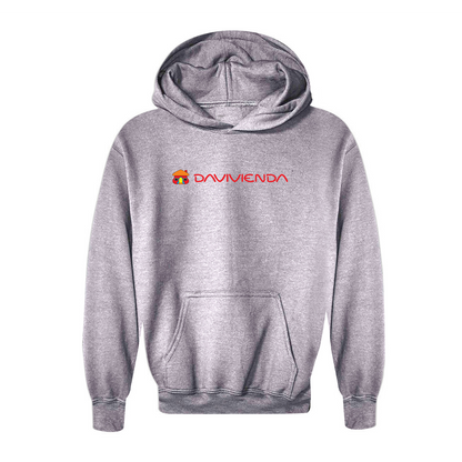Youth Davivienda Logo Pullover Hoodie