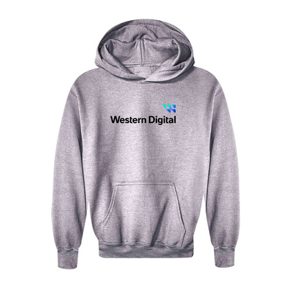 Youth Western Digital  Logo  Pullover Hoodie