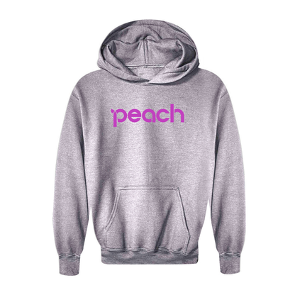 Youth Peach Aviation Logo Pullover Hoodie