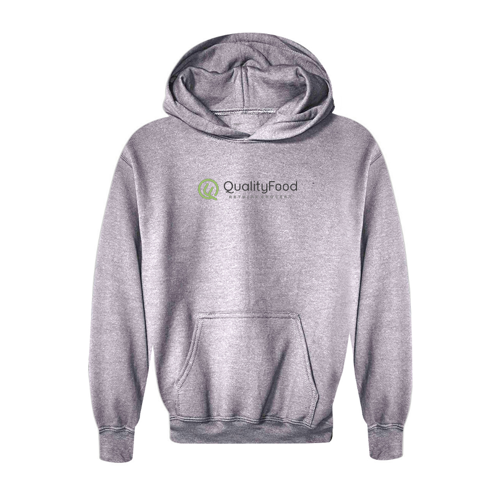 Youth Quality Food Logo Pullover Hoodie