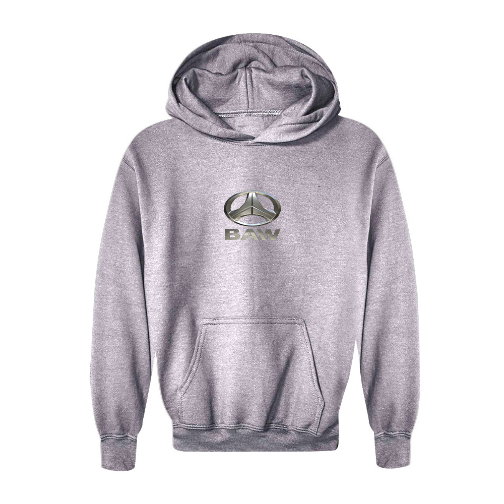 Youth Beijing Automobile Works Logo Pullover Hoodie