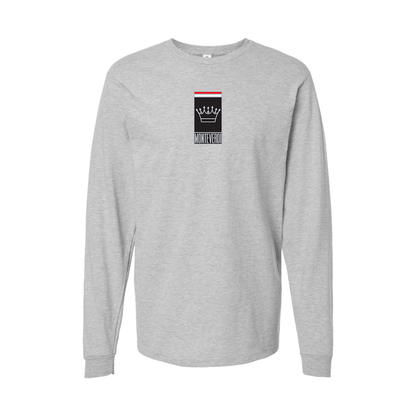 Youth Monteverdi Logo Cotton Long Sleeve T-Shirt