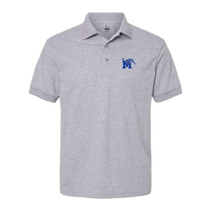 Men's Memphis Tigers Logo Dry Blend Polo