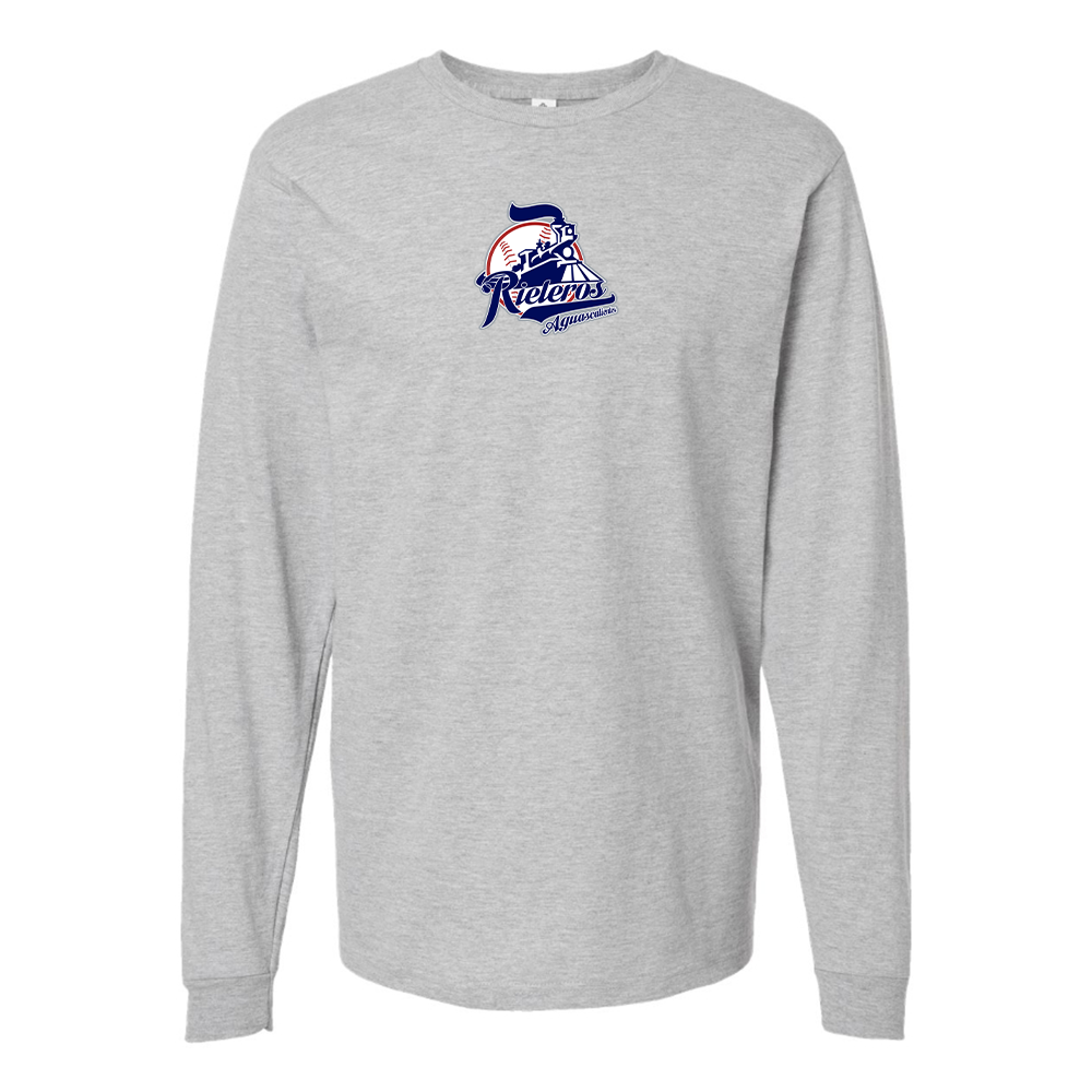 Youth Aguascalientes Rieleros Logo Cotton Long Sleeve T-Shirt