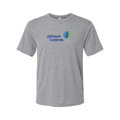 Men's Johnson-Controls Logo Polyester T-Shirt