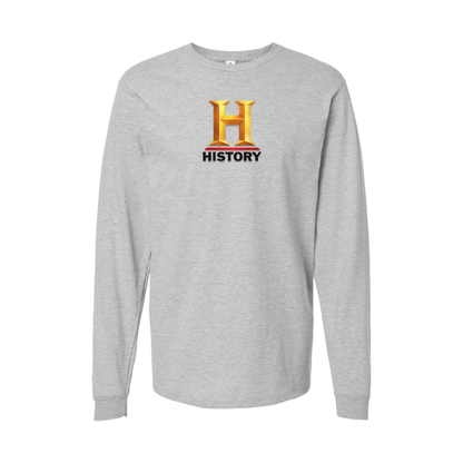 Youth History Channel Cotton Long Sleeve T-Shirt
