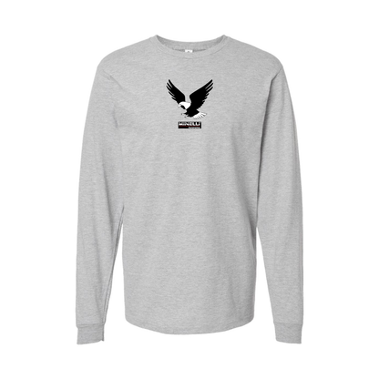 Youth Minelli Automotive Logo Cotton Long Sleeve T-Shirt