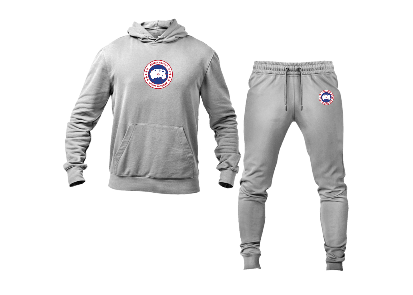 Men's Canada Goose Logo Hoodie Joggers Set