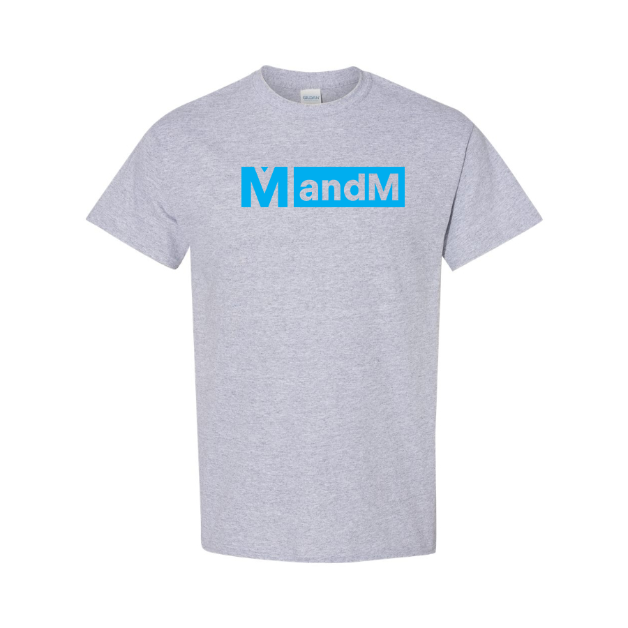 Men's MandM   Logo Cotton T-Shirt