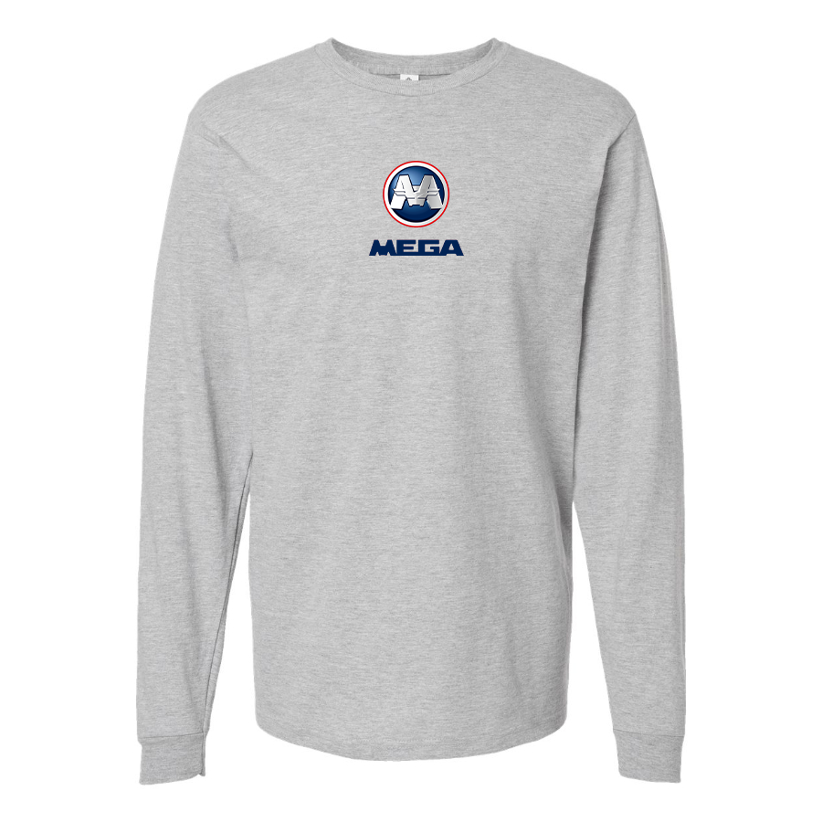 Men's Aixam Mega Logo Cotton Long Sleeve T-Shirt