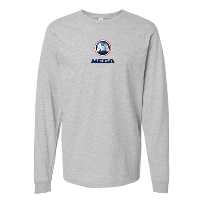 Men's Aixam Mega Logo Cotton Long Sleeve T-Shirt