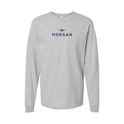 Youth Morgan Logo Cotton Long Sleeve T-Shirt