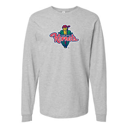 Youth Cedar Rapids Kernels Logo Long sleeves