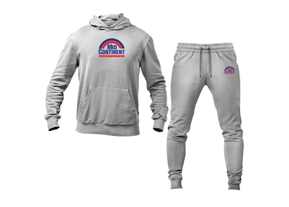Men's Mid Continent Conference Logo Hoodie Joggers Set