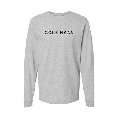 Youth  Cole Haan Logo Cotton Long Sleeve T-Shirt