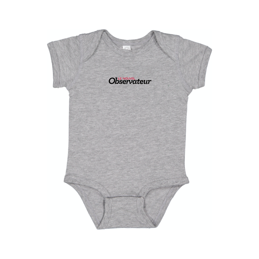 Le Nouvel Observateur Logo  Baby Onesie Romper