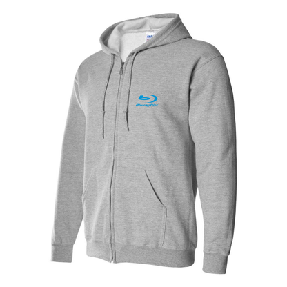 Men's  Blu-ray Disc Logo  Zipper Hoodie