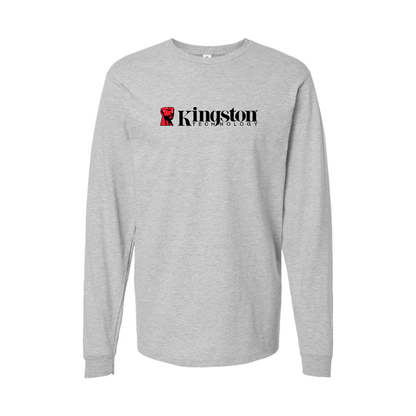 Youth Kingston Logo Cotton Long Sleeve T-Shirt