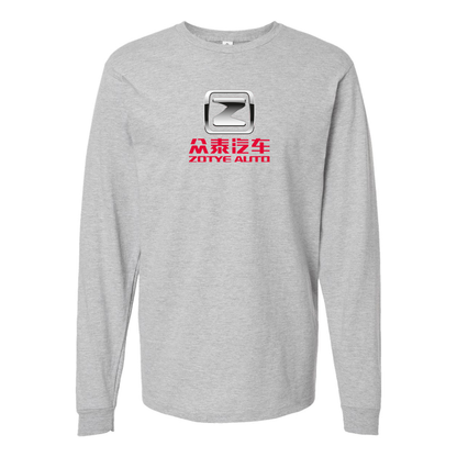 Men's Zotye Logo  Cotton Long Sleeve T-Shirt