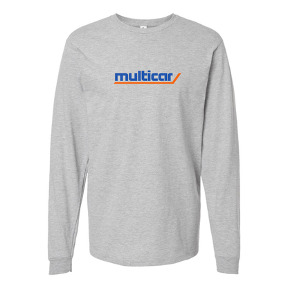 Men's Multicar  Logo Cotton Long Sleeve T-Shirt
