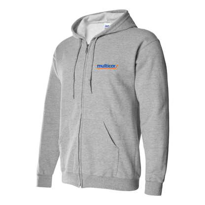 Men's Multicar Logo Zipper Hoodie