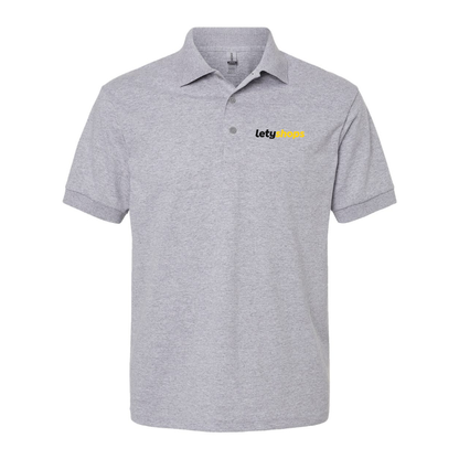 Men's LetyShops Logo Dry Blend Polo