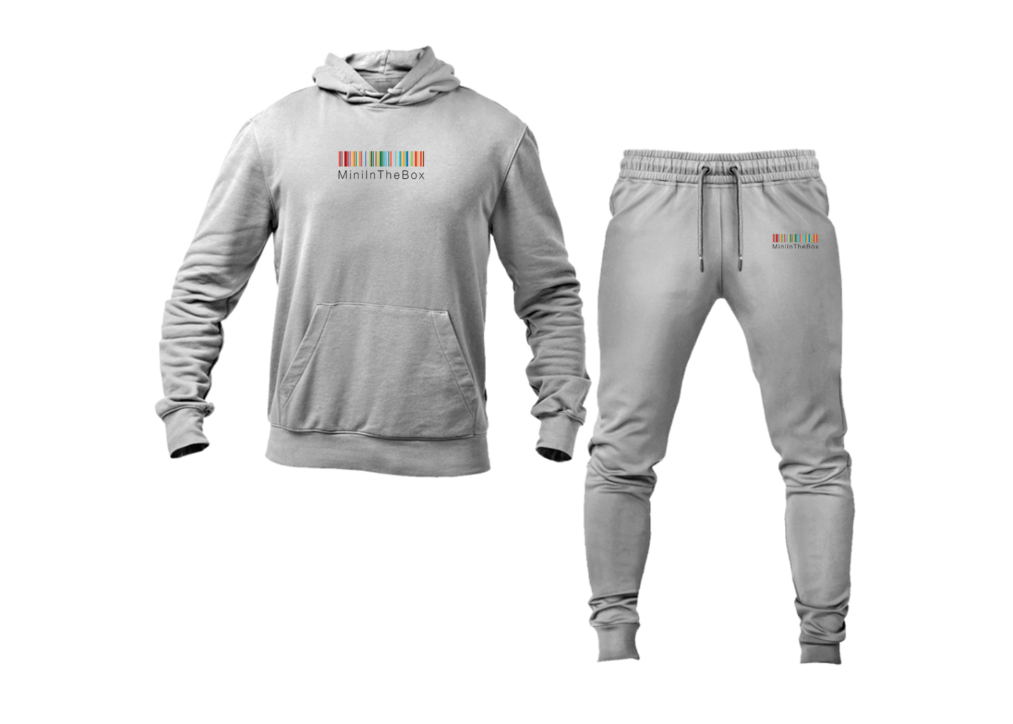 Men's Mini In The Box Logo Hoodie Joggers Set
