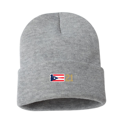 Liga de Beisbol Profesional Roberto Clemente Logo Beanie Hat