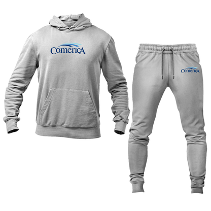 Men's Comerica  Logo Hoodie Joggers Set