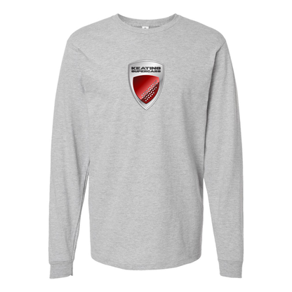 Men's Keating-Supercars Logo Cotton Long Sleeve T-Shirt