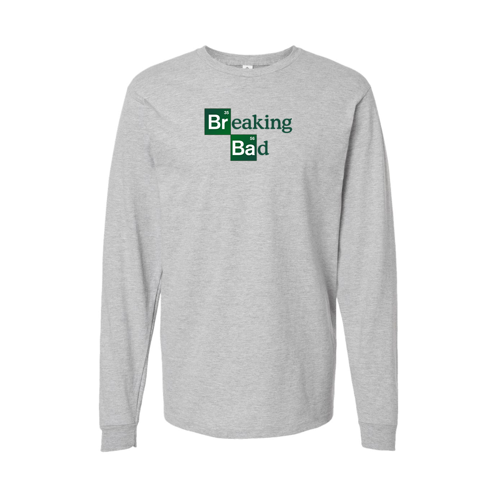 Youth Breaking Bad Logo Cotton Long Sleeve T-Shirt
