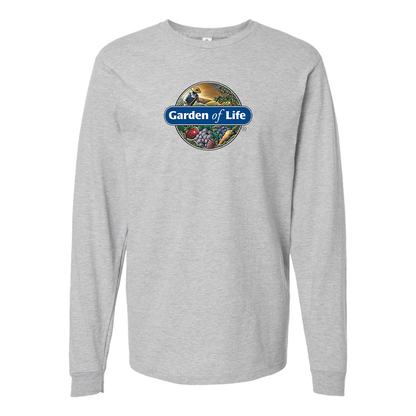 Men's Garden of Life Logo Cotton Long Sleeve T-Shirt