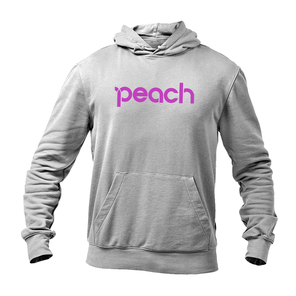 Men's Peach Aviation Logo  Pullover Hoodie