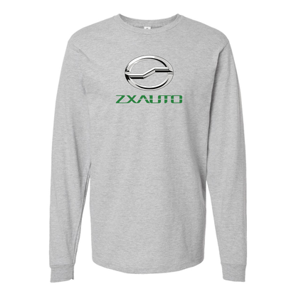 Men's ZX Logo  Cotton Long Sleeve T-Shirt