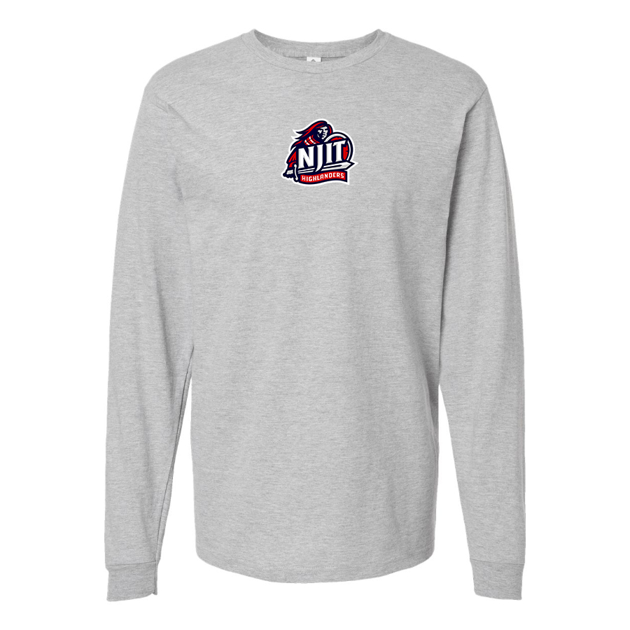 Men's NJIT Highlanders Logo  Cotton Long Sleeve T-Shirt