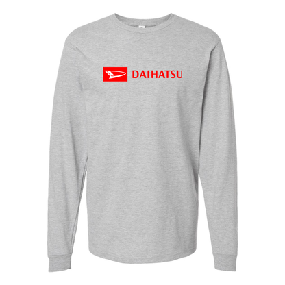 Men's  Daihatsu Logo Cotton Long Sleeve T-Shirt